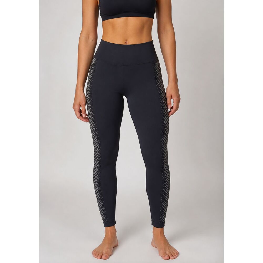 Marika Medium Workout Leggings Snake Print Sides